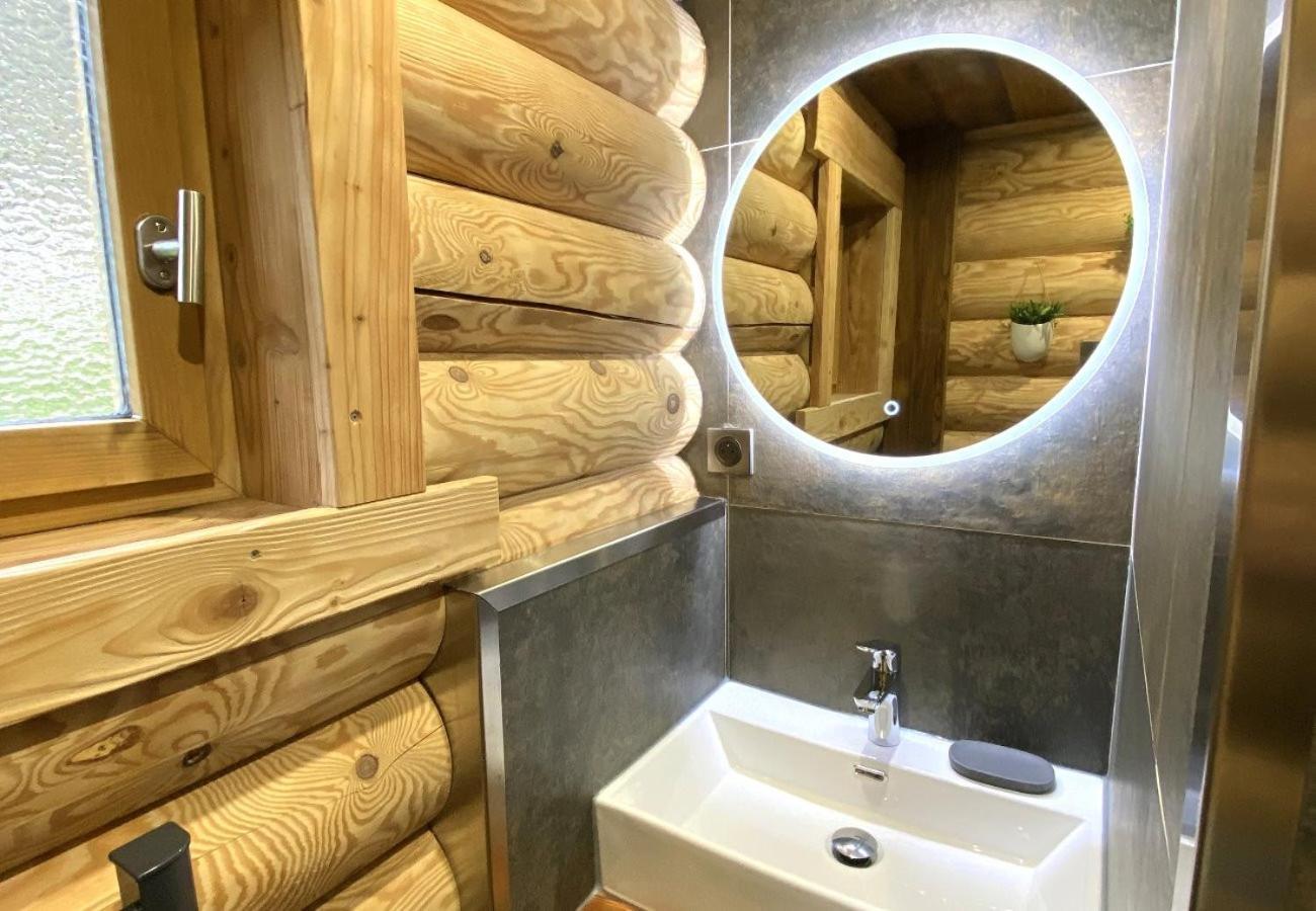 L'Ours Noir Chalet En Rondins 라브레세 외부 사진