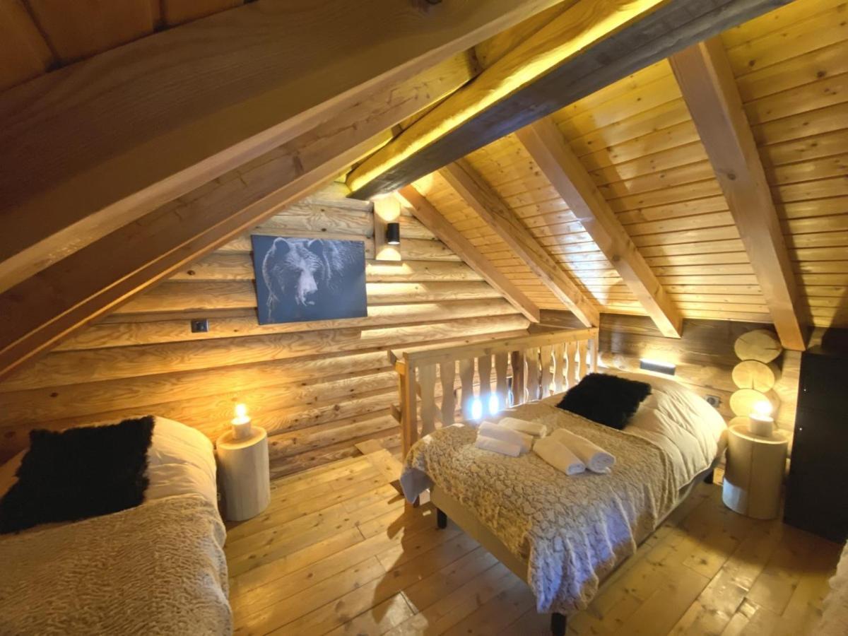 L'Ours Noir Chalet En Rondins 라브레세 외부 사진