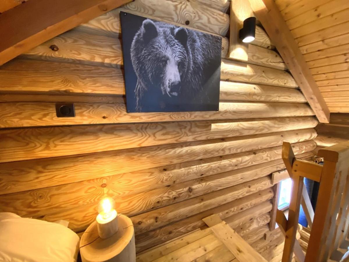 L'Ours Noir Chalet En Rondins 라브레세 외부 사진