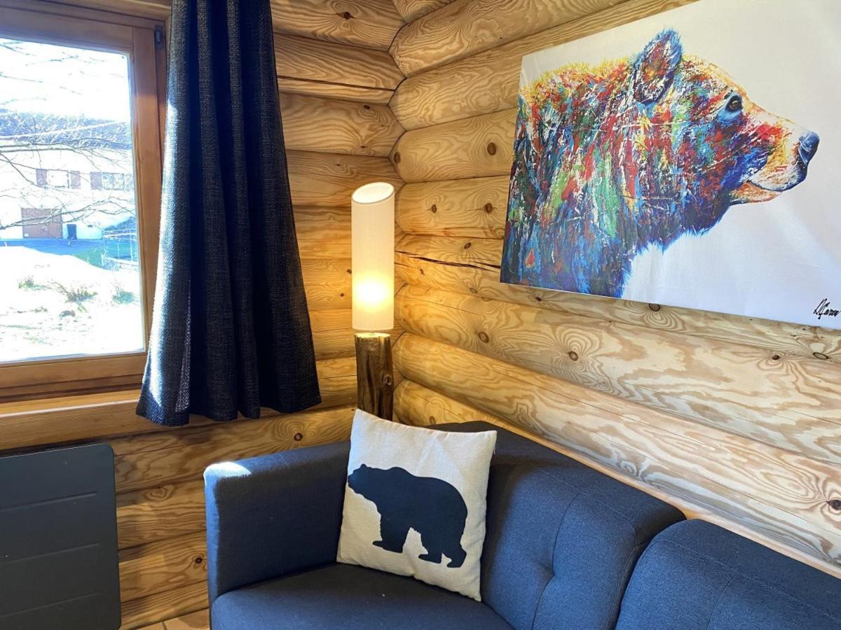 L'Ours Noir Chalet En Rondins 라브레세 외부 사진